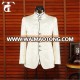 Stand collar man suit fashion design slim fit wedding suit for men church suit